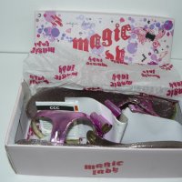 Magic Lady, Розови сандали, брокатени, панделка - 36 номер, 24.8см, снимка 9 - Детски сандали и чехли - 28722338