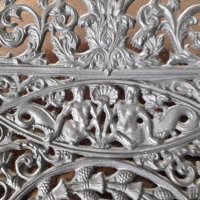 Немска метална декоративна чиния за стена Buderus 1731, снимка 3 - Декорация за дома - 32861256