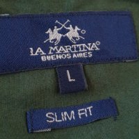 La Martina Stretch Cotton Slim Fit Mens Size L НОВО! ОРИГИНАЛ! МЪЖКА РИЗА!, снимка 14 - Ризи - 43583970