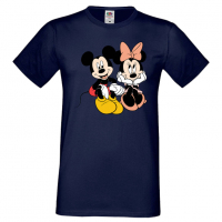 Мъжка тениска Mickey & Minnie 5 Подарък,Изненада,Рожден ден, снимка 5 - Тениски - 36575537
