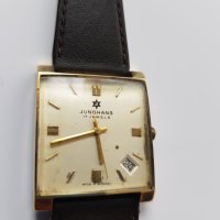 Стар механичен часовник Junghans 17 jewels, снимка 1 - Антикварни и старинни предмети - 32667991