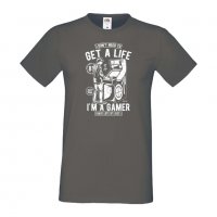 Мъжка тениска Get A Life,Изненада,Подарък,Празник , снимка 12 - Тениски - 36812295