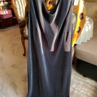Нова дълга ежедневна черна рипс плисе еластична рокля рипс 44 нолер , снимка 10 - Рокли - 37612454