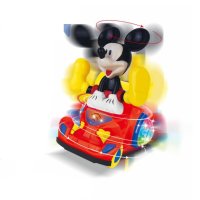 Музикална Светеща играчка Мики Mаус С количка, снимка 2 - Коли, камиони, мотори, писти - 42949076