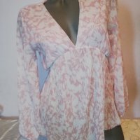 Елегантна блуза с долна част солей, р-р М , снимка 2 - Корсети, бюстиета, топове - 37563497