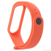 Цветна каишка за XIAOMI Mi Band 2 - оранжев цвят, снимка 2 - Каишки за часовници - 32291960