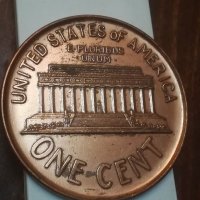 Плакет. ONE CENT - 1972 S. Монета. Един цент. Cent. USA. , снимка 2 - Нумизматика и бонистика - 34828851