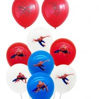 1 бр Spiderman Спайдърмен латекс балон парти рожден ден, снимка 6 - Други - 32877900