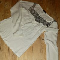 Блузка с пайети, снимка 4 - Блузи с дълъг ръкав и пуловери - 26397316