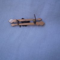 Стара Викторианска позлатена брошка детелина, снимка 10 - Антикварни и старинни предмети - 37629776