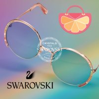 SWAROVSKI 🍊 Дамски метални слънчеви очила с разноцветни кристали Swarovski нови с кутия, снимка 14 - Слънчеви и диоптрични очила - 40647214