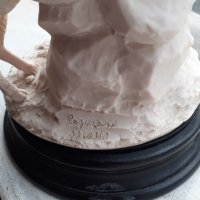Страхотна голяма статуетка от мраморен прах - Mario Pegoraro, снимка 7 - Антикварни и старинни предмети - 43821328