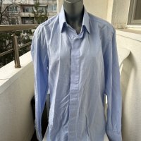 Синя мъжка риза MONNI, снимка 3 - Ризи - 43351962
