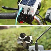 Вятърен соларен генератор за велосипед - нов продукт, снимка 11 - Части за велосипеди - 38823376