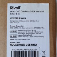 Levoit LSV-V201F, Филтър за прахосмукачка, EPA, снимка 7 - Прахосмукачки - 43929972
