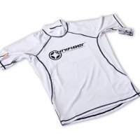Блуза ликра с ултравиолетова защита Unifiber къс ръкав, снимка 1 - Спортни дрехи, екипи - 37757380