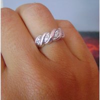 Красив сребърен пръстен - модел R032, снимка 3 - Пръстени - 37867698