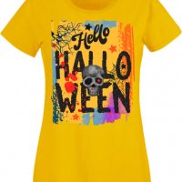 Дамска тениска Halloween 09,Halloween,Хелоуин,Празник,Забавление,Изненада,Обичаи,, снимка 9 - Тениски - 38146613
