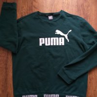 PUMA Amplified Crew - страхотна мъжка блуза КАТО НОВА, снимка 4 - Спортни дрехи, екипи - 35626255