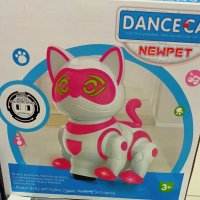 Интерактивна детска играчка - котка робот в бяло и розово с музика, звуци и светлини, снимка 3 - Музикални играчки - 38584807