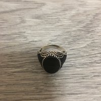 Мъжки сребърен пръстен чисто нов, снимка 3 - Пръстени - 39446214