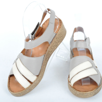 СЕЗОН'24! Дамски сандали от естествена кожа - Големи размери - Два цвята, снимка 7 - Сандали - 44842083