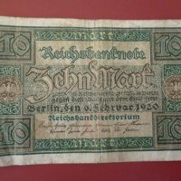 Reichsbanknote - Germany  10 Mark  6.2. 1920, снимка 1 - Нумизматика и бонистика - 28773693