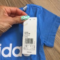 Чисто нова синя юношески тениска Adidas!110,116,128,152 р, снимка 2 - Детски тениски и потници - 28981896