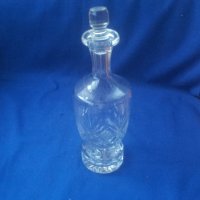 Кристална бутилка с тапа за алкохол, концентрат и пепелник, снимка 5 - Други - 36819614