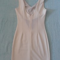 Бяла официална скъпа рокля със сегмент-изкуство. Къса и сексапилна , елегантна, с цип на гърба, нова, снимка 7 - Рокли - 37264692