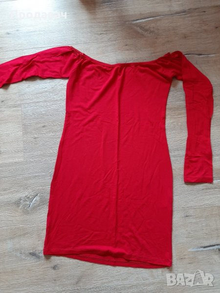 Рокля цвят малина, снимка 1