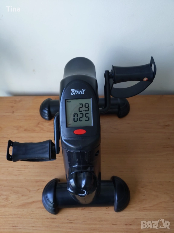 Мини велоергометър, тренажор с педали за упражнения за ръце/крака, снимка 1