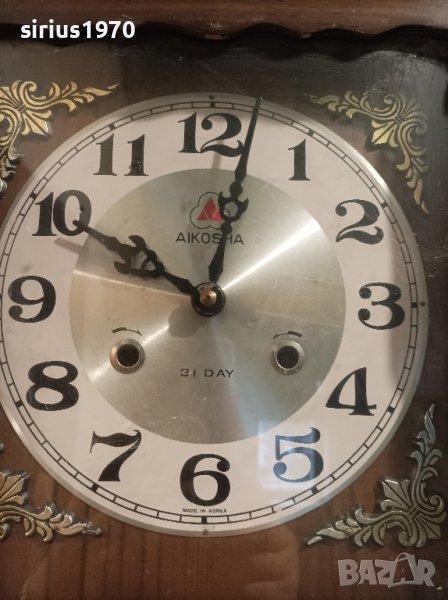 корейски стенен часовник профилактиран работещ, снимка 1