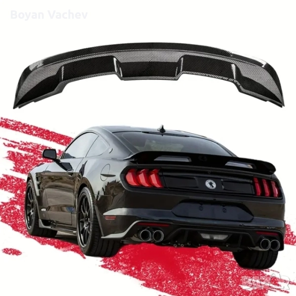 Заден спойлер за Ford Mustang 2015-2023г, снимка 1