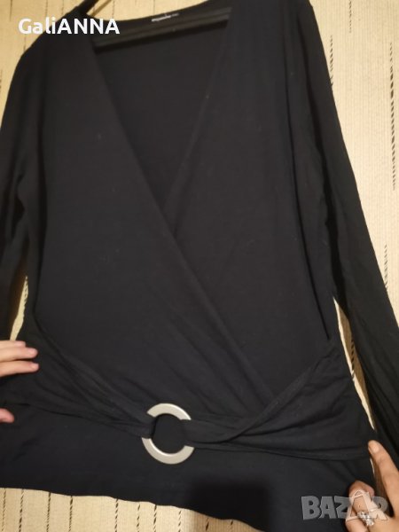 СТРАХОТНА ТУНИКА С КОЛАН ОТПРЕД РАЗМЕР XL-2XL, снимка 1