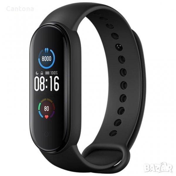 ФИТНЕС ГРИВНА XIAOMI MI BAND 5 BLACK, снимка 1