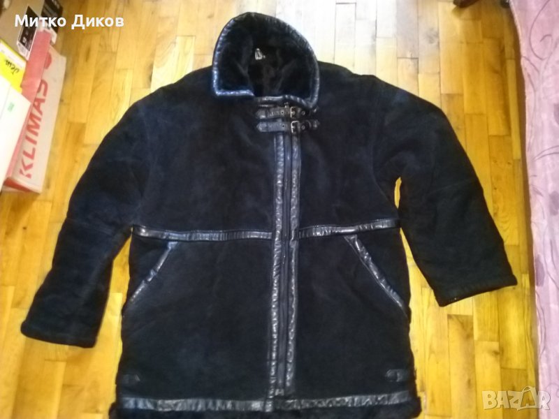 Женска полушуба яке зимна естествена кожа супер топла маркова размер ХЛ, снимка 1