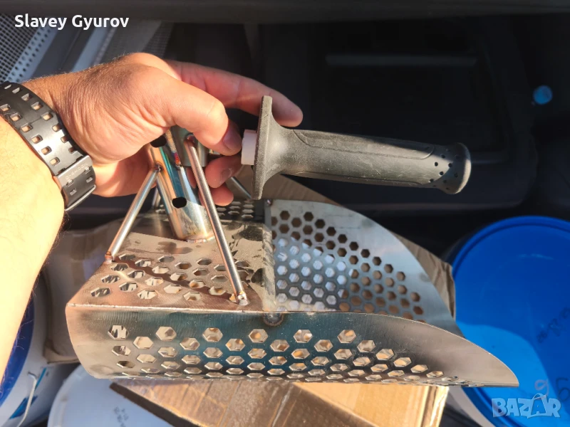 Сито/лопата за пясък. Подходяща за плажно търсене с металдетектир, снимка 1