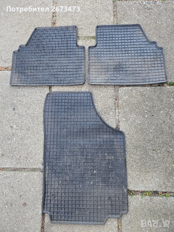 Продавам  гумени  стелки за Opel Meriva, снимка 1