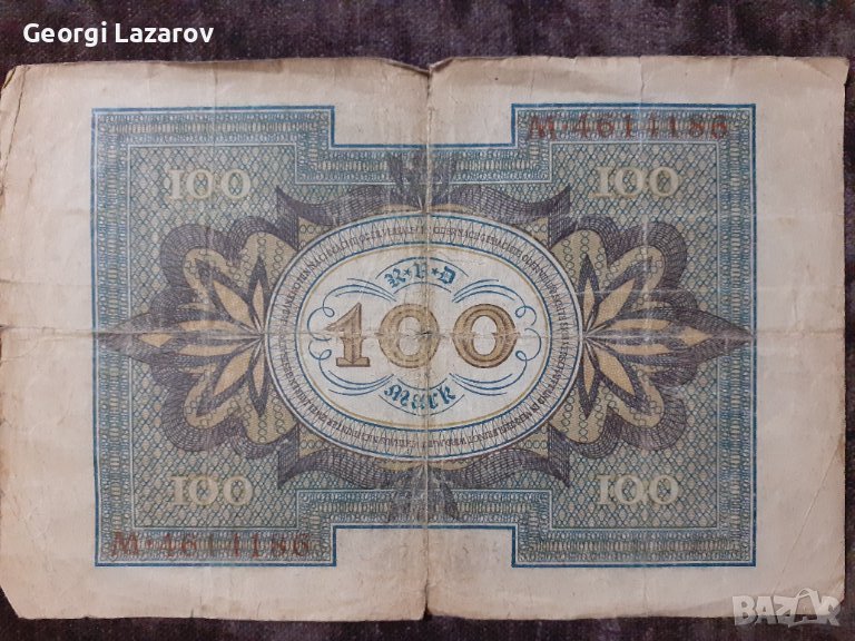100 марки Германия 1920, снимка 1