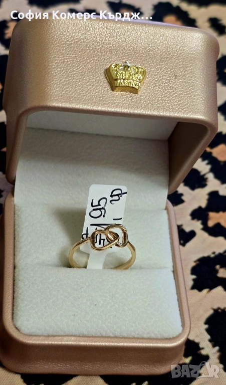 ⚠️ПРОМОЦИЯ!!!⚠️ 💍 ЗЛАТЕН ПРЪСТЕН ⚖️ 1,95гр./14 карата 🤚 54 размер, снимка 1