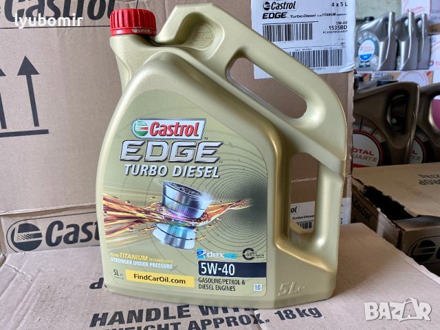 Моторно масло CASTROL EDGE TD TITANIUM 5W40, 5л, снимка 1