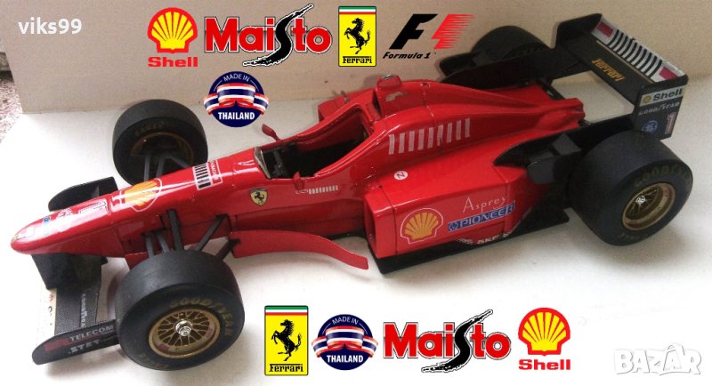 Ferrari F310 1996 М. Schumacher 1:20 Maisto Thailand, снимка 1