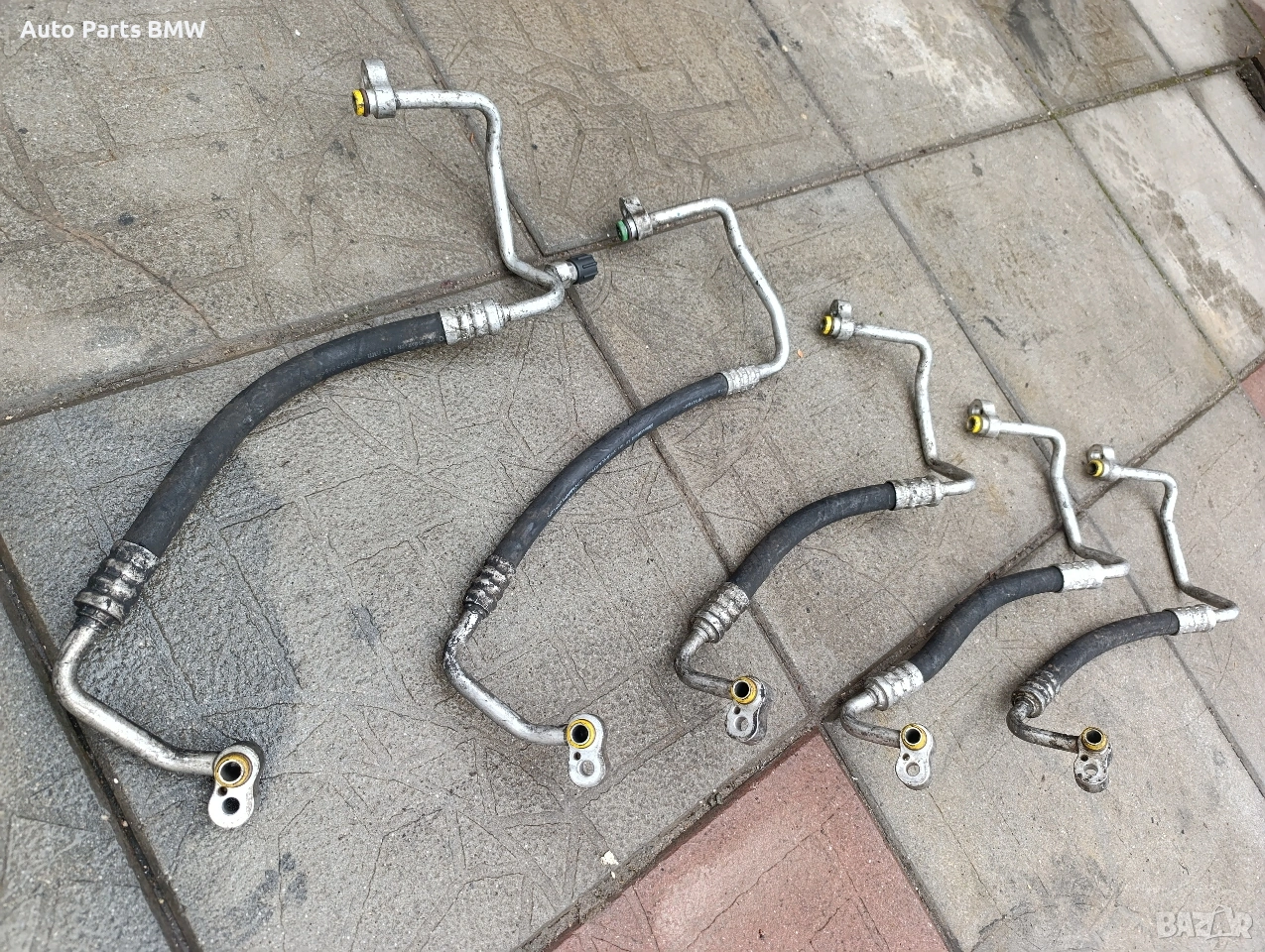 Маркуч климатик BMW E60 E61 E63 Климатична тръба компресор климатик БМВ Е60 Е61 Климатичен маркуч, снимка 1