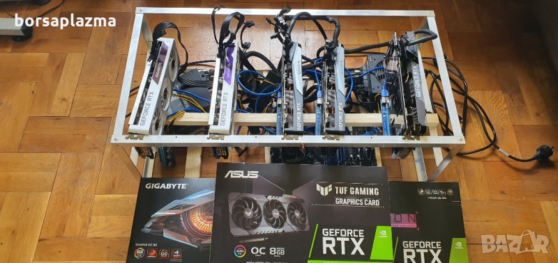 Mining rig 400Mhs RTX 3090, снимка 1