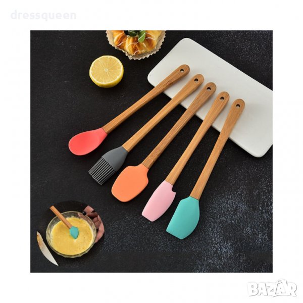3641 Силиконови прибори 5бр, снимка 1