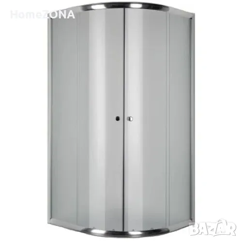 Овална душ кабина SURF, мат стъкло, 90х90х180 см, снимка 1