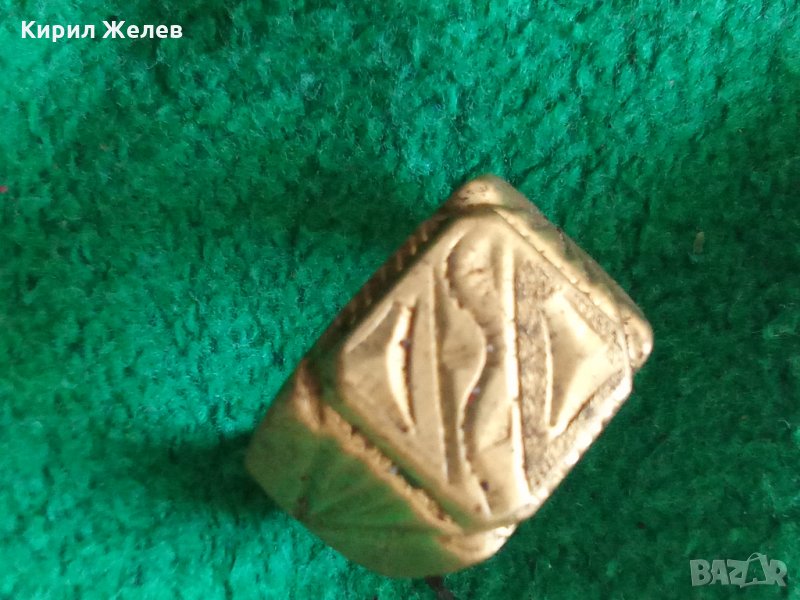 Пръстен стар бронзов 21842, снимка 1
