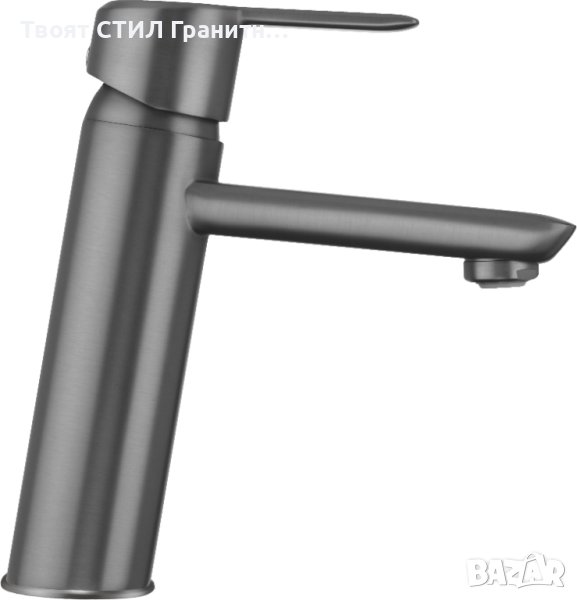 Титаниев стоящ смесител за мивка за Баня модел BQA_D20M Arnika Titanium S, снимка 1