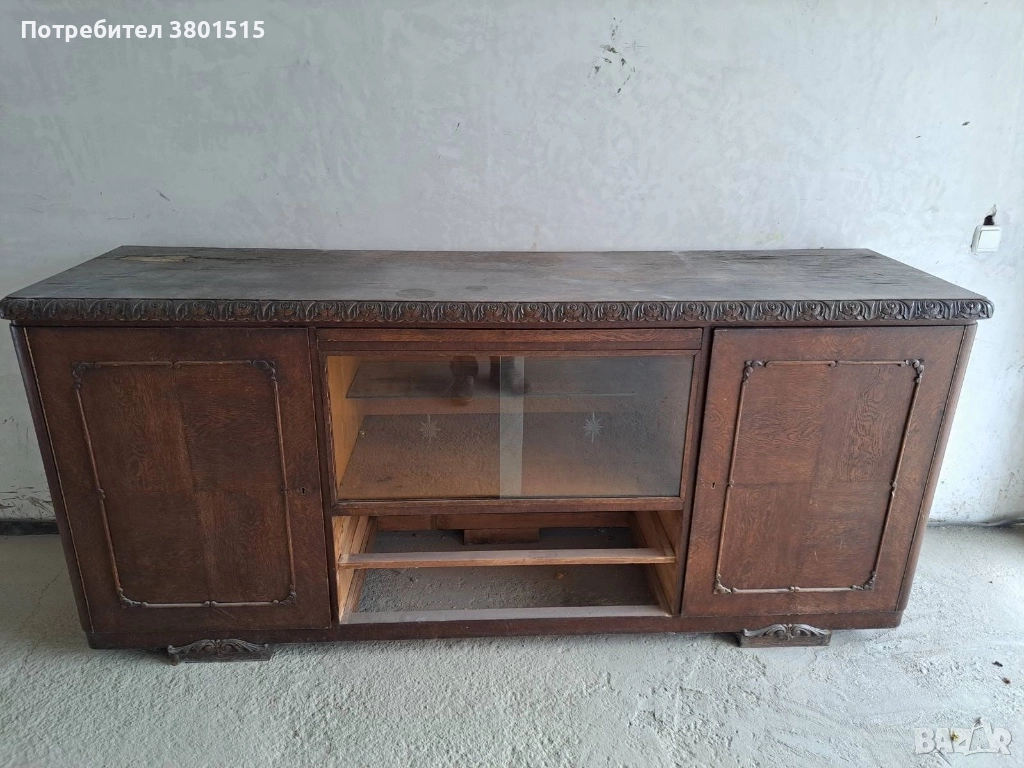 Старинен дървен скрин, снимка 1